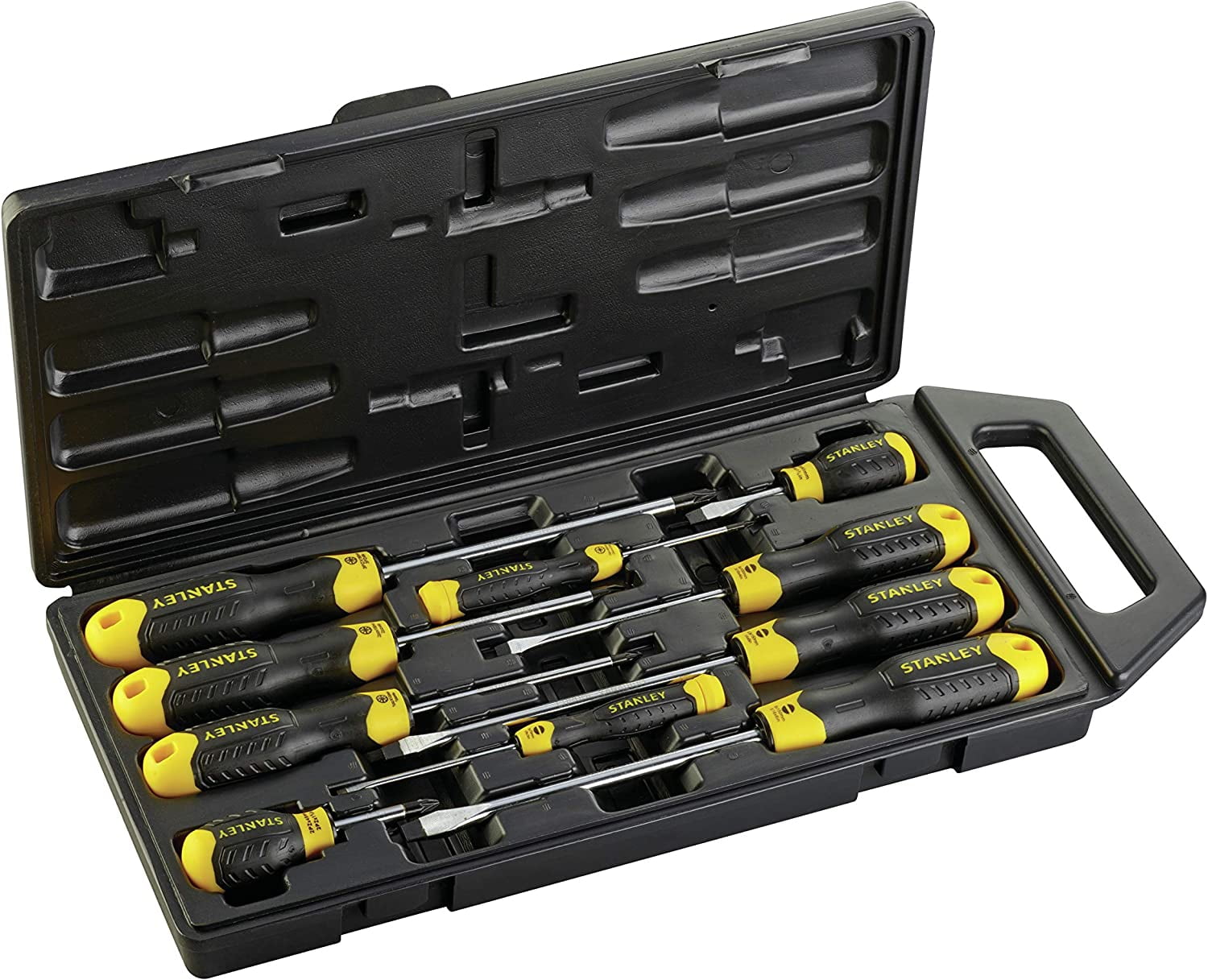 STANLEY - Cushion Grip Screwdriver Set, 10 Piece