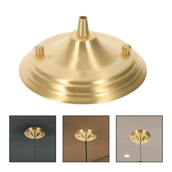 GOOHOCHY Chandelier Hardware Accessories Mounted Ceiling Light Fixtures Work Office Golden