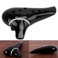 thumbnail image 3 of Instrumento Ocarinas, Ocarina Durable 12 Hoyos Portable C Key Black Para Tocar, 3 of 7
