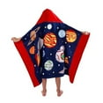 thumbnail image 4 of Toalla de baño con capucha para niños Poncho de surf para bebés Bata suave y real para cambiar a niños pequeños para niños y niñas Ducha/playa/piscina Cubiertas para niños 50x30 Toalla grande, 4 of 4