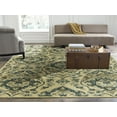 thumbnail image 2 of K2 Floor Style Seville Sand / Bluebell Hand-Tufted Wool & Silkette™ Area Rug, 2 of 2
