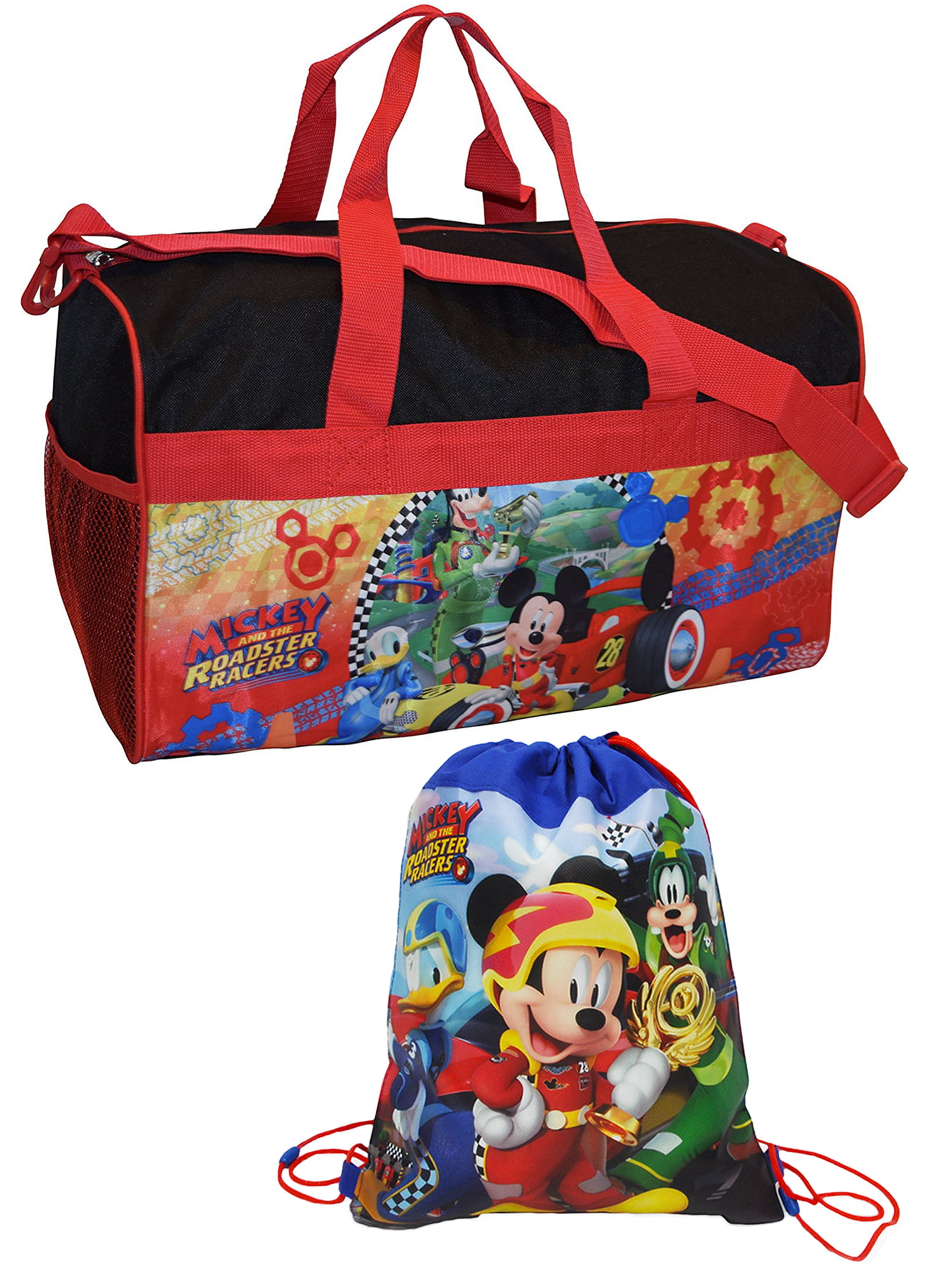 Disney Mickey Minnie Non-Woven Drawstring Bag Backpack For Kids Gift AAA