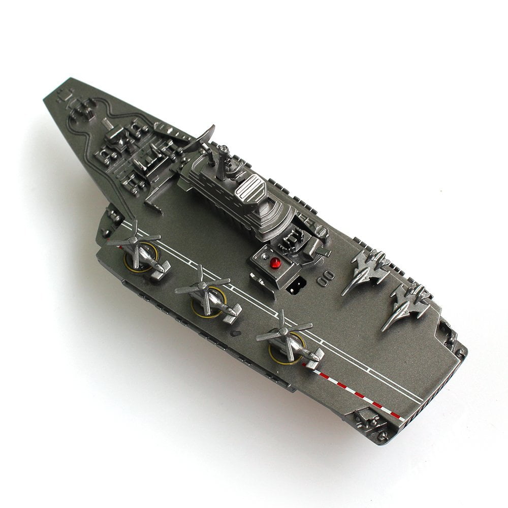 Tipmant Mini Military Remote Control Aircraft Carrier Model RC Boat