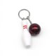 thumbnail image 1 of Llaveros de pin de bolos Mini llavero de bola de bolos para regalo de promoción fiesta de bolos 4 piezas rojo + azul + verde + púrpura ShuxiuWang 8390614722231, 1 of 1