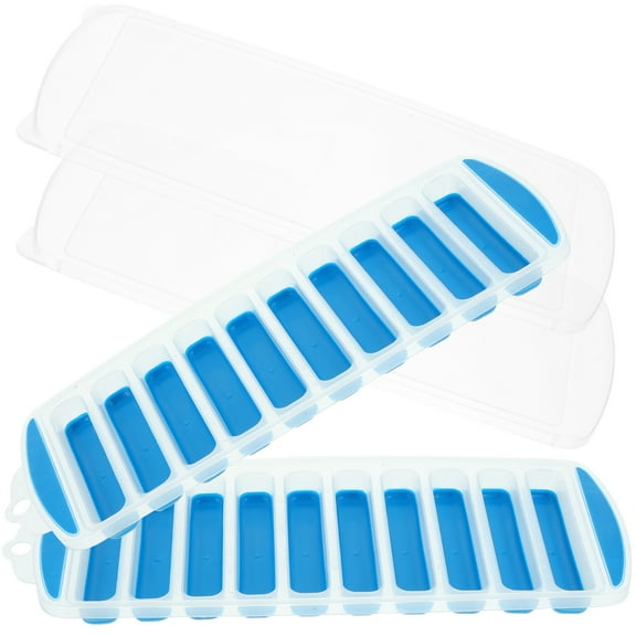 Ice Cube Tray Freezer Kitchen Gear Trays Silicone Mold Buckets Maker Water Bottle