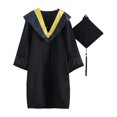 thumbnail image 1 of 1 Ensemble Belle Robe de Graduation Tricotée en Polyester Toucher Festif Élégant pour Photographie Qinhai, 1 of 4