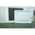 thumbnail image 3 of White Vinyl Skirting Access Door for Mobile Home Underpinning with Keyed Lock, 3 of 3