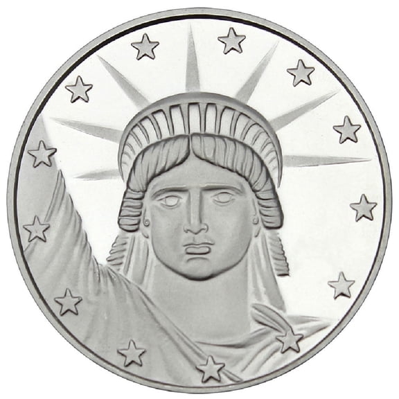 1 Troy oz Lady Liberty .999 Fine Round