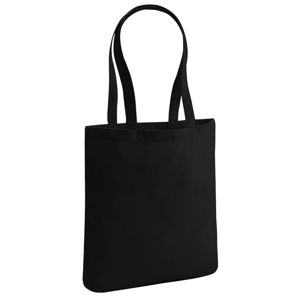 Westford Mill - Bolsa estilo tote de algodón orgánico EarthAware (Negro)