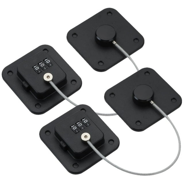 CHOK 2pcs Refrigerator Locks Refrigerator Door Locks Fridge Locks Freezer Combination Locks