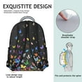 thumbnail image 5 of Lightweight Butterfly Print School Bag&nbsp;– College Backpack with Padded Laptop Sleeve, Ergonomic Design, Trendy Gift for Girls & Young Adults, 5 of 6