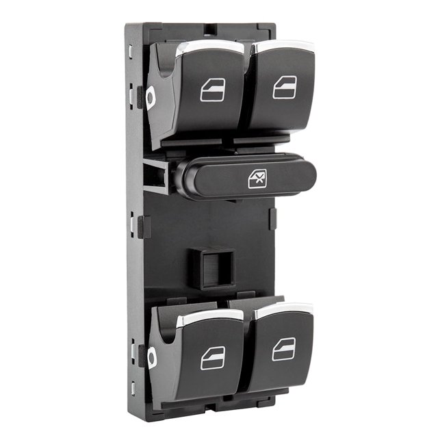Power Window Switch Compatible with Golf 1999-2006 Durable Electric Window Switch Car Side Power Main Window Switch Stable Window Lifter Switch Reusable for Car