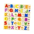 thumbnail image 4 of Milaget Wooden Puzzle Interactive Matching Game for Kindergarten 3 4 5 Year Old Gift Uppercase Letters, 4 of 9