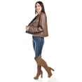 thumbnail image 2 of Chamarra de piel sintetica Roman Fashion /Juvenil, 115 (Cafe) cafe CH, 2 of 5