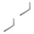 thumbnail image 3 of Soporte L de 4 Uds Matsuzay para estante de banco montado en la pared acero inoxidable, 3 of 6