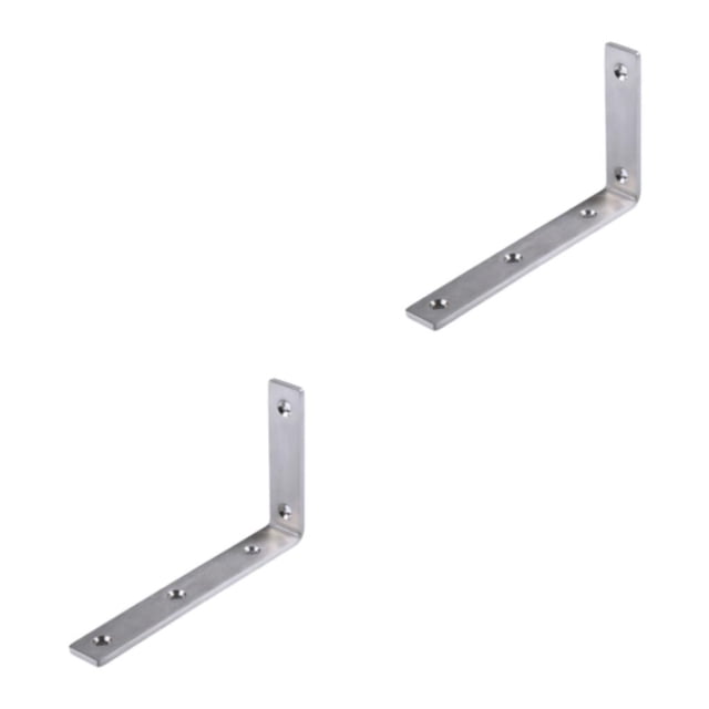Soporte de estante Wosthever 4 Uds acero inoxidable 90 grados