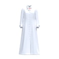 thumbnail image 1 of GRACEART Women Clergy Cassock Robe for Church Cross Pastor Robes Priest Clerical Robe, 1 of 5