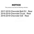 thumbnail image 2 of Kugel Rear Wheel Bearing Hub Assembly 70-512590 for Car Chevrolet Cruze Volt Bolt EV, 2 of 11