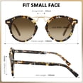 thumbnail image 2 of Gafas de sol CARFIA Small Face de acetato polarizadas para mujer, 2 of 6