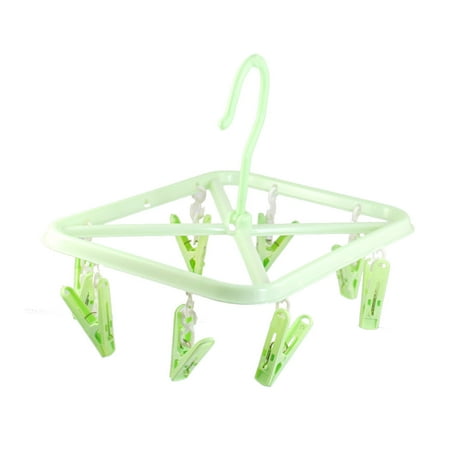 Unique Bargains 8 Pegs Plastic Household Portable Multipurpose Underwear Socks...