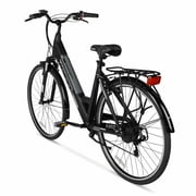 Hyper Bicycles 36V 700C Electric Commuter E-Bike, Adult Ages 13+, Pedal-Assist, 250W Motor, Black