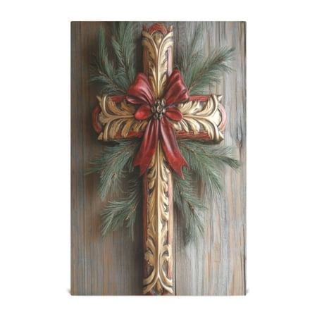 

Kitchen Towel 28x18 Inches x1，Plate Towel Decorative Towel Napkin Tea Towel Tea Towels For Kitchen Dish Cloths & Dish Towels Pretty Cross