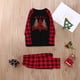 thumbnail image 2 of Pijamas Navideños Para La Familia Conjunto de Papá Conjunto de Pijamas Estampados de Manga Larga Top de Cuadros Rojos Y Pantalones Largos Conjuntos de Ropa de Dormir Odeerbi  ODB190125, 2 of 5