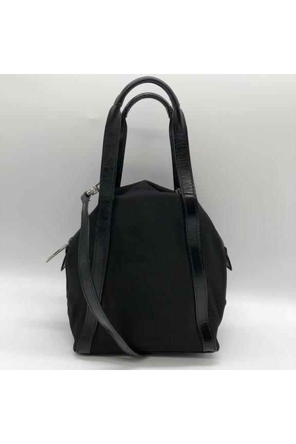 Pre-Owned GUCCI 007 2123 Handbag/Shoulder Bag, 2-Way Canvas, Black, for Men and Women (Good)