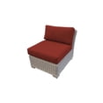 thumbnail image 1 of Coast Outdoor Wicker Patio Armless Sofa, 1 of 2