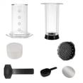 thumbnail image 1 of Portable French Press Coffee Maker Transparent Espresso Coffee Pot Air Press Coffee Machine with Filters for Aero Press,1 * Coffee Pot Kit, 1 of 7