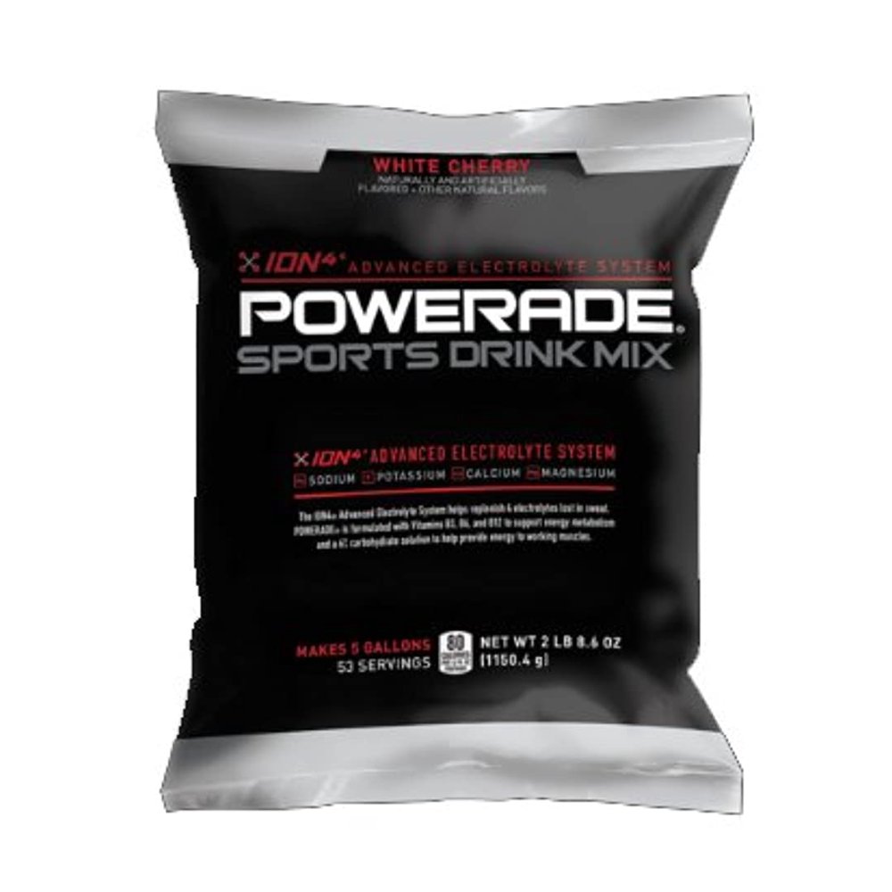 Powerade White Cherry Powder Drink Mix, 5 Gallon Bag