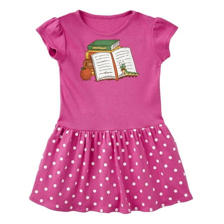 

Inktastic Tiny Library Bookworm Gift Baby Girl Dress