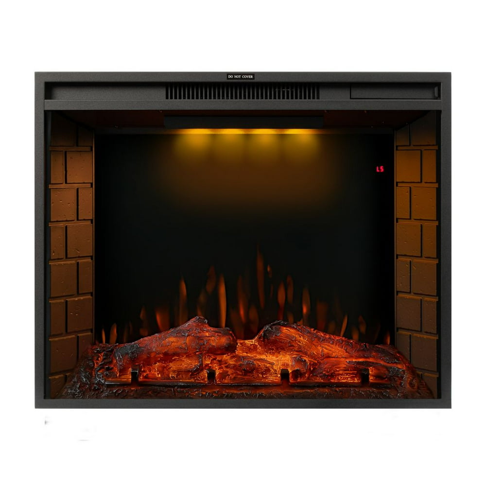 20 Inch LED Electric Fireplace Insert, Recessed Electric Stove Heater