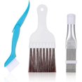 thumbnail image 1 of Air Conditioning Condenser Fin Comb, 3-Pack, Condenser Dryer Cleaning Brush for Air Conditioners, Refrigerators, White, 1 of 5