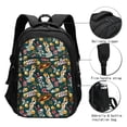 thumbnail image 2 of Hirioo Vintage Casino Chips for Travel Laptop Backpack with USB Charging Port for Men and Women, 2 of 7