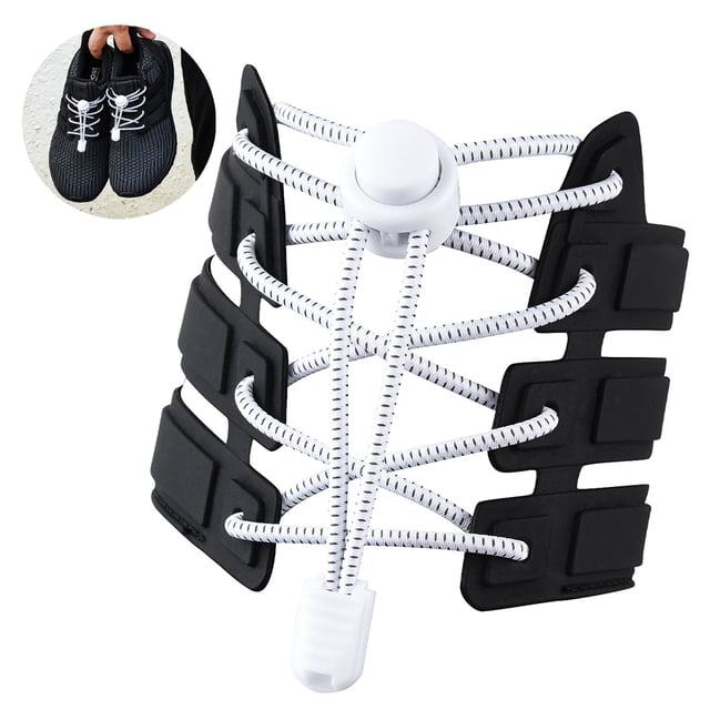 Cordones elásticos para zapatos sin atar - Talla única para niños y adultos - Cordones elásticos sin atar