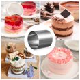 thumbnail image 3 of CRAFTHROU 1 Pc Pastry Mold Round Stainless Steel for Home Baking Projects, 3 of 7
