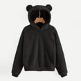 thumbnail image 2 of fatyb Kids Fuzzy Fleece Hoodies Pullover with Pockets Long Sleeve Sherpa Sweatshirts for Boys Girls, 2 of 7