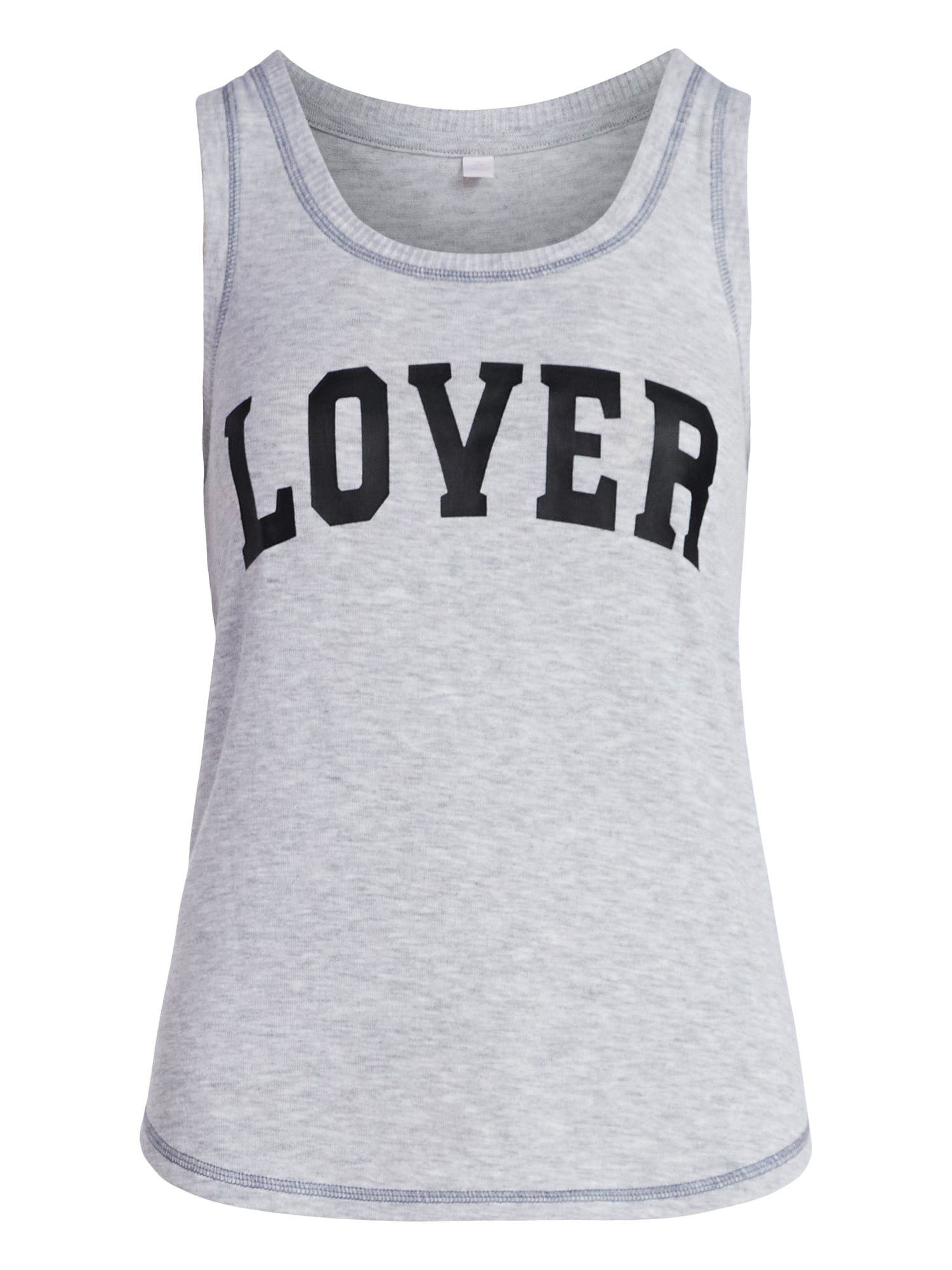 Joyspun Women's Cozy Lounge Collection Hacci Knit Sleep Tank Top, Sizes XS-3X