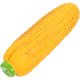 thumbnail image 1 of KAKOWELY Juguete chirriante para mascotas con forma de maíz horneado, juguete para morder para perros, juguete para limpiar los dientes de cachorros, juguete de látex para molares de perros., 1 of 5