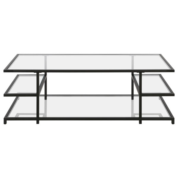 Evelyn&Zoe Scandinavian 32" Wide Alder White Coffee Table