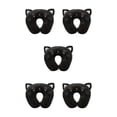 thumbnail image 3 of relayinert Oreillers Portables en Forme de U Confort Compact pour les Aventures Cadeau Réfléchi Chat Noir 26 * 30cm 5Set, 3 of 6