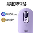 thumbnail image 6 of Logitech POP Mouse,  Wireless Mouse with Customizable Emojis, SilentTouch Technology, Precision/Speed Scroll, Bluetooth, Cosmos, 6 of 11