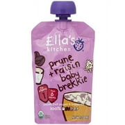 Ella's Kitchen Prune + Raisin Baby Brekkie, 3.5 oz, (Pack of 6)