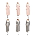 thumbnail image 4 of Youkk Polyester Wrap Yourself In Comfort With Full Length Bathrobe Unique Soft And Warm Wide Range Of Uses pink XL, 4 of 6