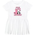 thumbnail image 3 of Inktastic It's My First Birthday with Panda Bear Girls Baby Dress, 3 of 5