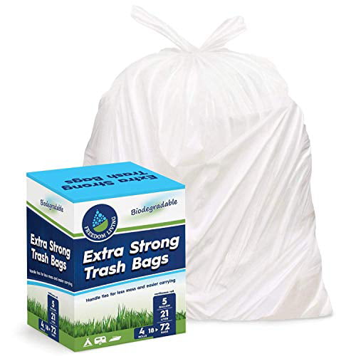 Scented Bin Bags Biodegradable Plastic Set 3 Rolls Counts 45 Bags, Very Strong 