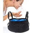 thumbnail image 2 of Foldable Basin Portable Waterproof Folding Bucket Outdoor Camping Fishing Travel 10 liters, 2 of 5