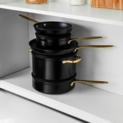 Thyme & Table 12-Piece Ceramic Non-Stick Cookware Set Signature Collection, Non-Toxic Pots and Pan Set