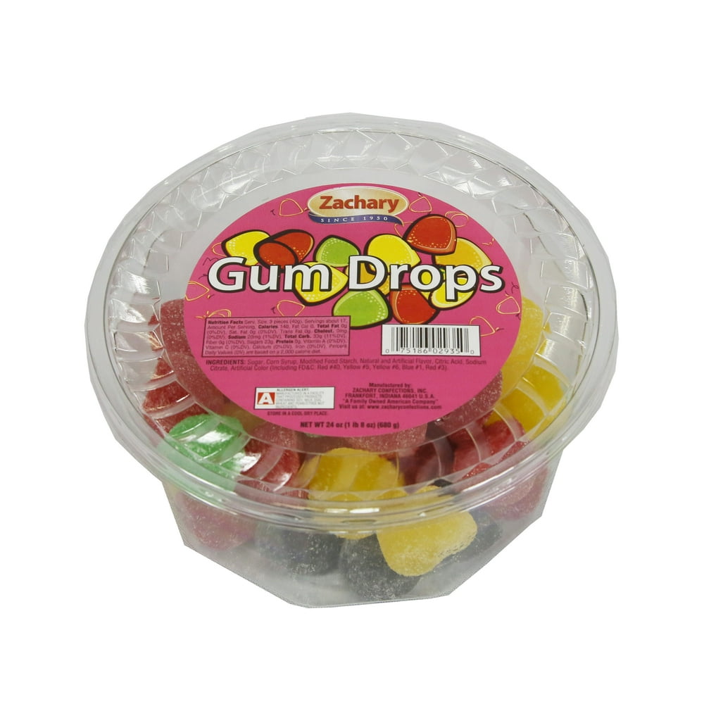Zachary, Gum Drops Candy, 24 Oz